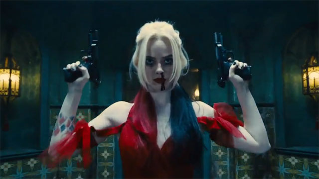 自殺小隊在哈雷·奎因（Harley Quinn）的不同角色上的瑪格·羅比（Margot Robbie）