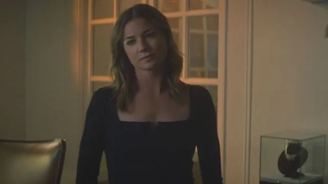 獵鷹和冬季士兵的艾米麗·範坎普（Emily Vancamp）談論沙龍·卡特（Sharon Carter）的歸來