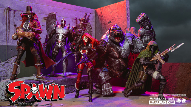 McFarlane Toys Spawn系列2包括三個新的，兩個Redecos